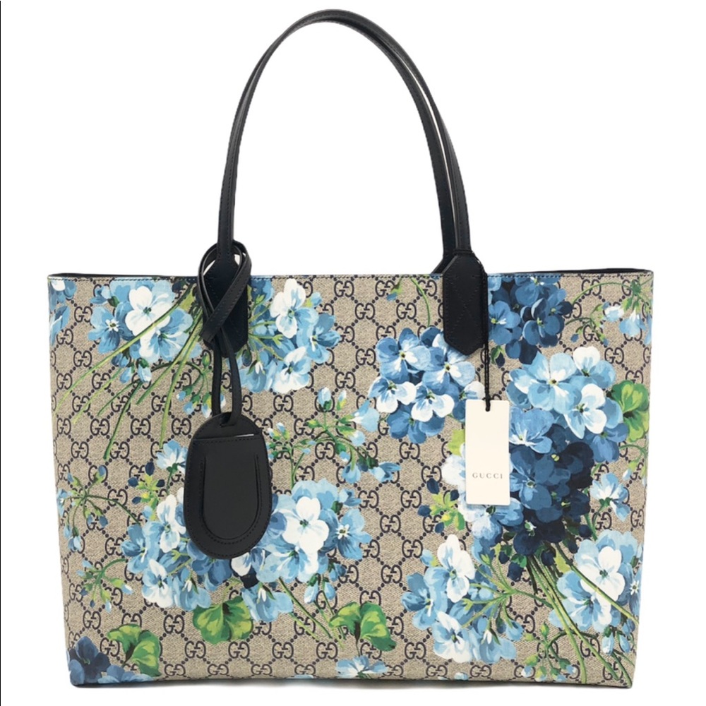 Gucci Reversible Blooms GG Supreme Tote